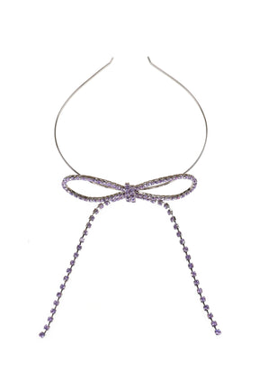 BIG RIBBON HAIRBAND / VIOLET