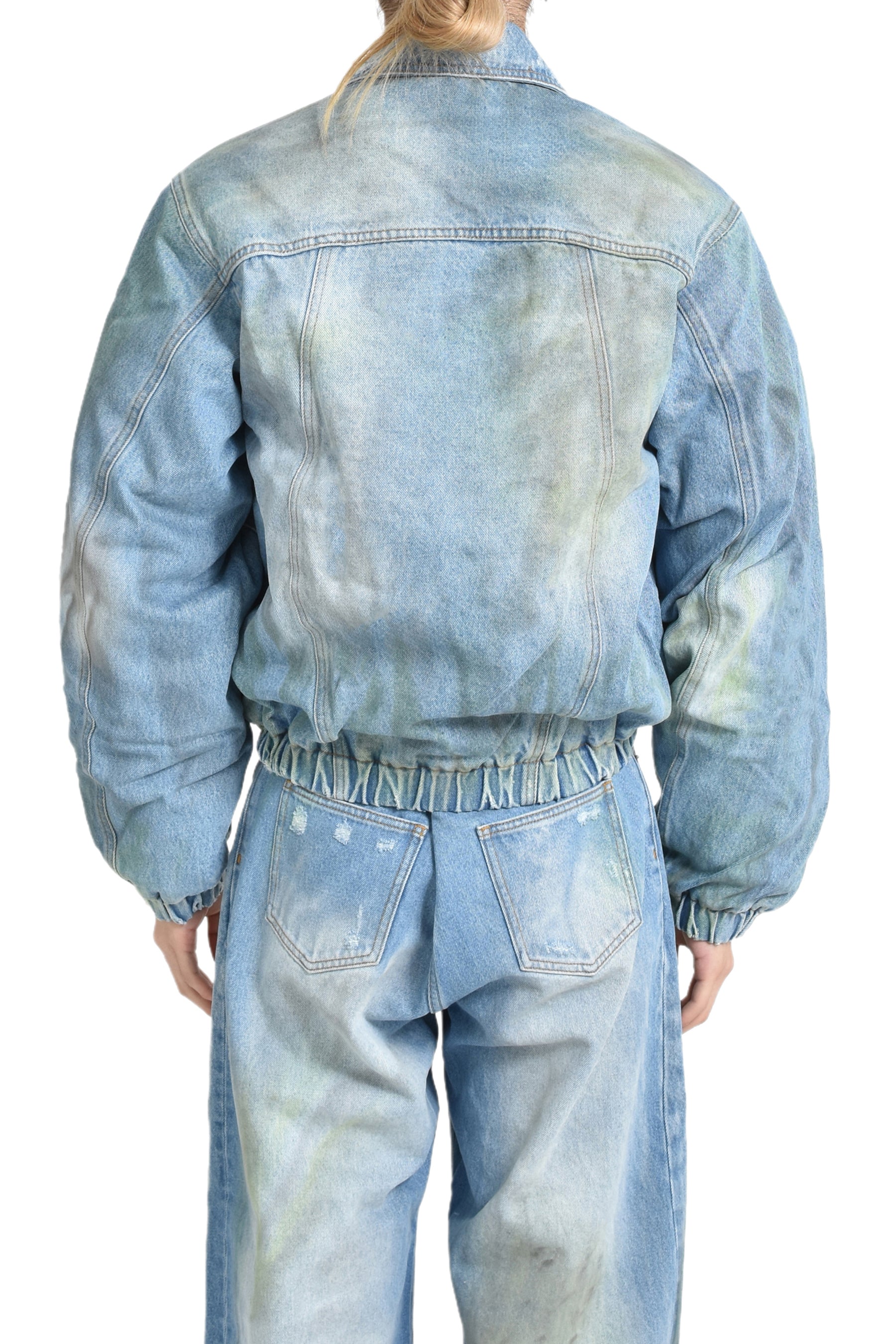 DENIM BOMBER / BLU