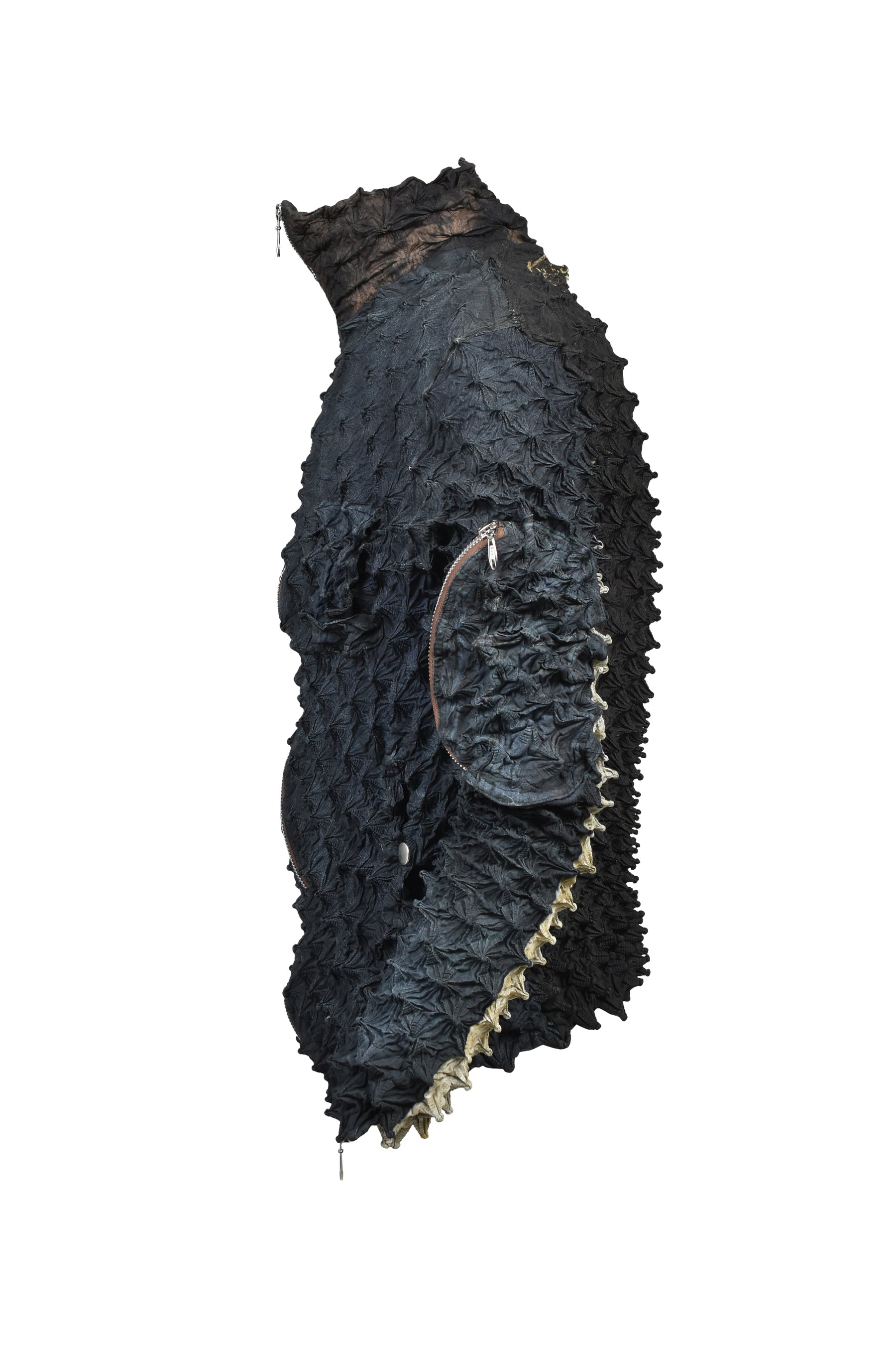 SPIKY FLIGHT JACKET / SMOKE BLK