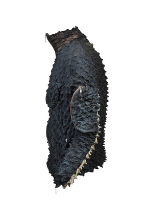 SPIKY FLIGHT JACKET / SMOKE BLK