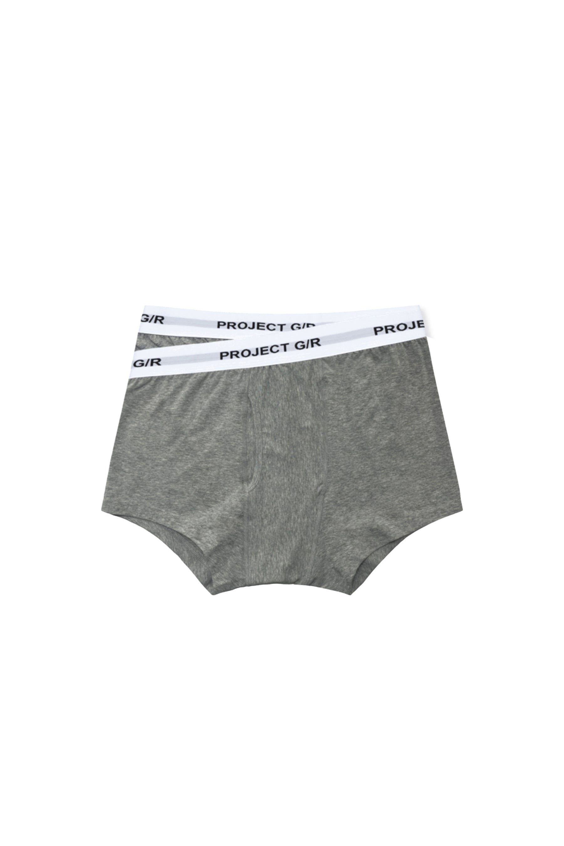 3PACK DOUBLE BAND UNDERWEAR / BK GRY WHT