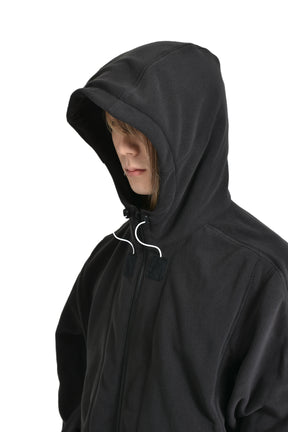 POLARTEC® FLEECE HOODIE JUMPER / BLK 01