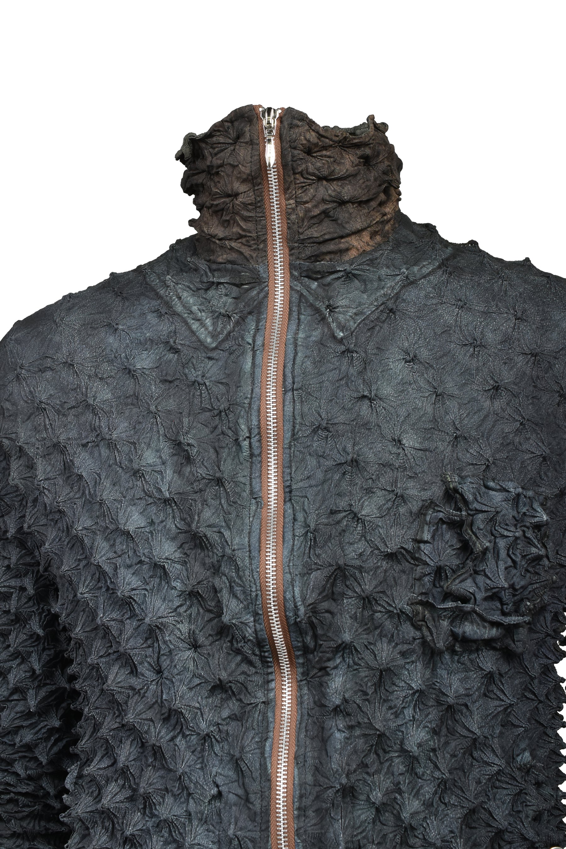 SPIKY FLIGHT JACKET / SMOKE BLK