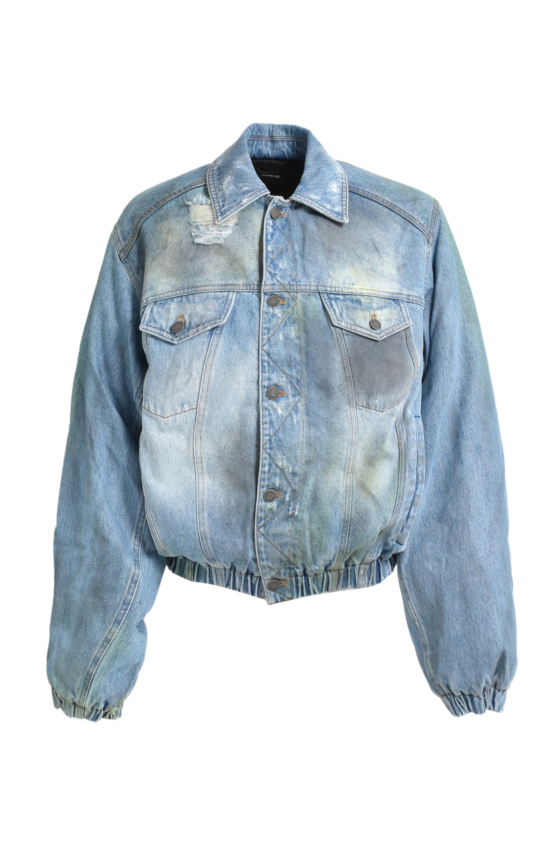 DENIM BOMBER / BLU