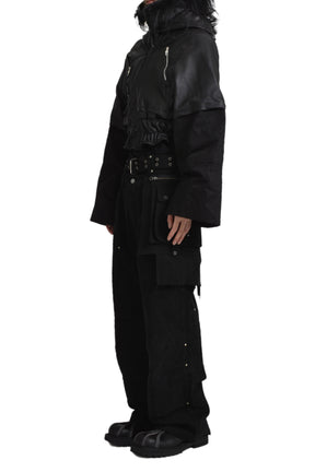 DRAGONCELLO CROPPED JACKET / BLK