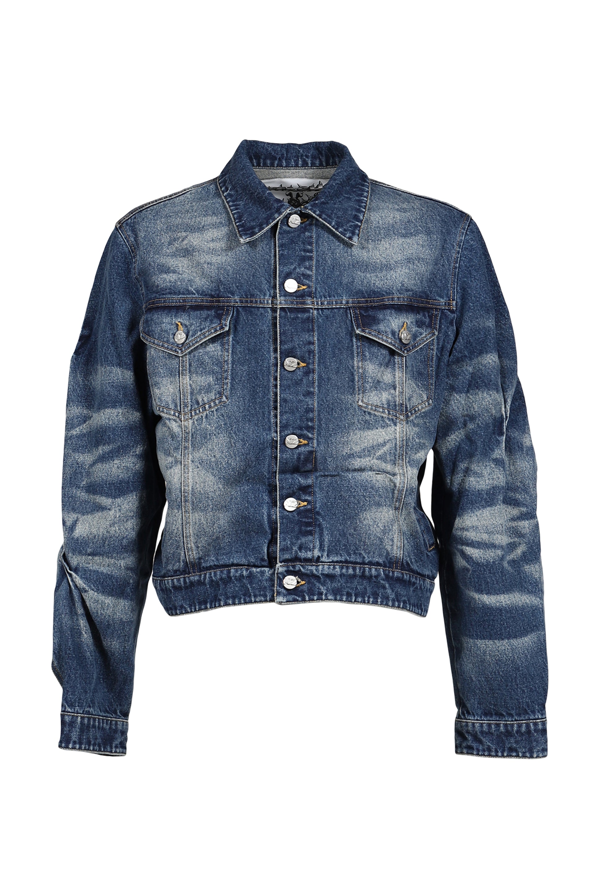 TREATED JEAN JACKET / DENIM DARK WASH