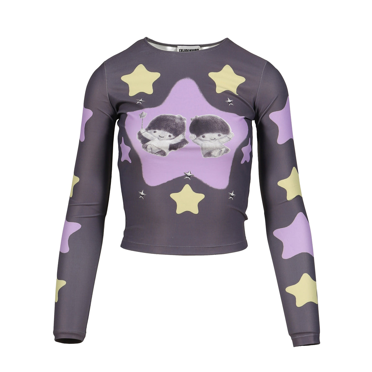 Celine Kwan セリーヌ クワン FW25 LONG SLEEVE TEE / GREY - NUBIAN