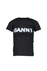 BASIC COTTON JERSEY BABY FIT GANNI / PHANTOM