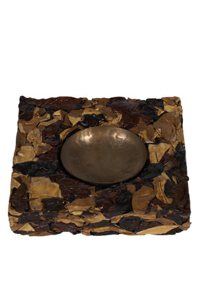 REVIVE LEATHER ASH TRAY / MULTI