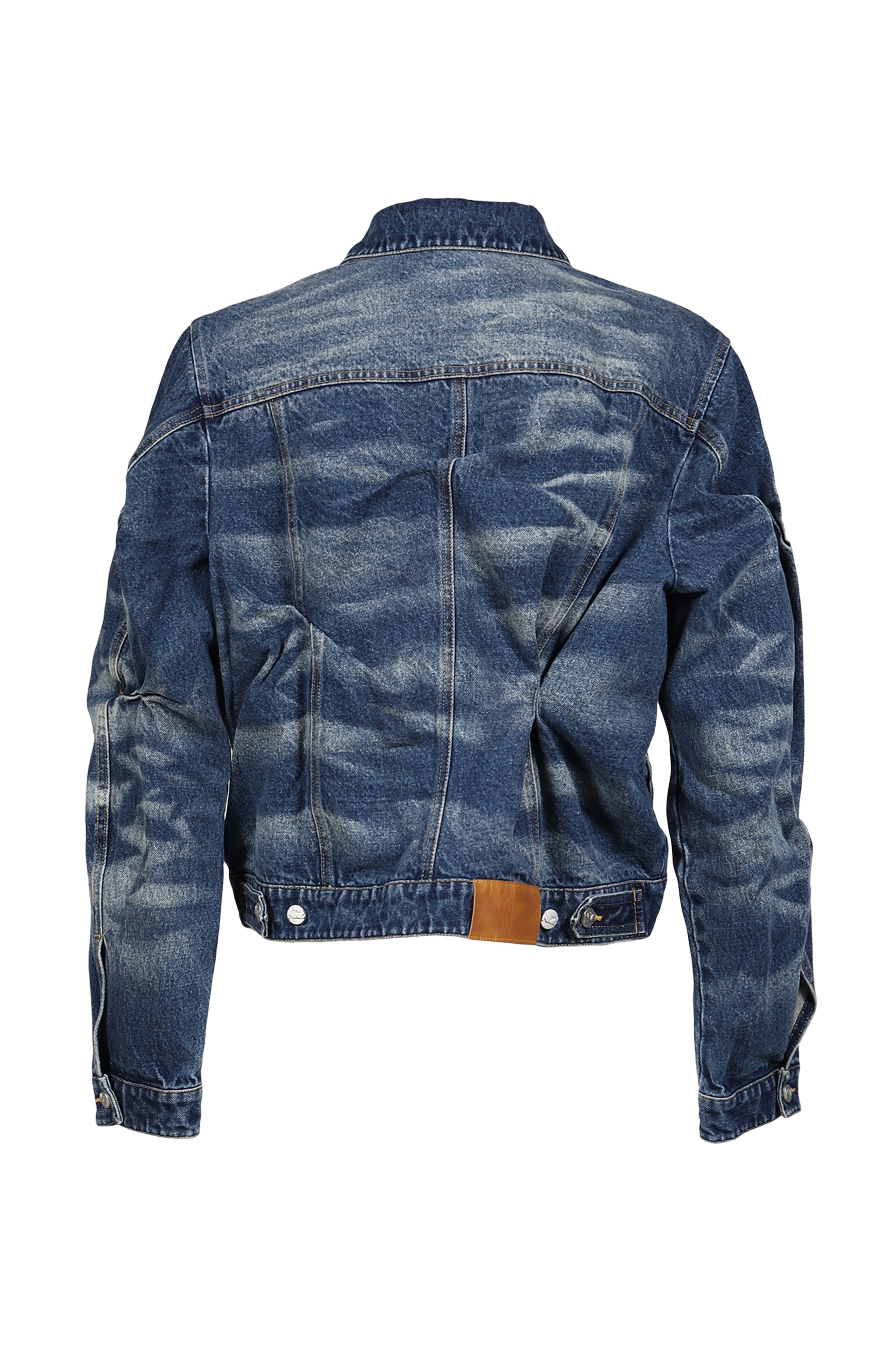 TREATED JEAN JACKET / DENIM DARK WASH
