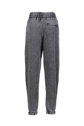 ESSENTIAL TERRY CLASSIC SWEATPANT PUFF PAINT LOGO / WASHED GRANITE 