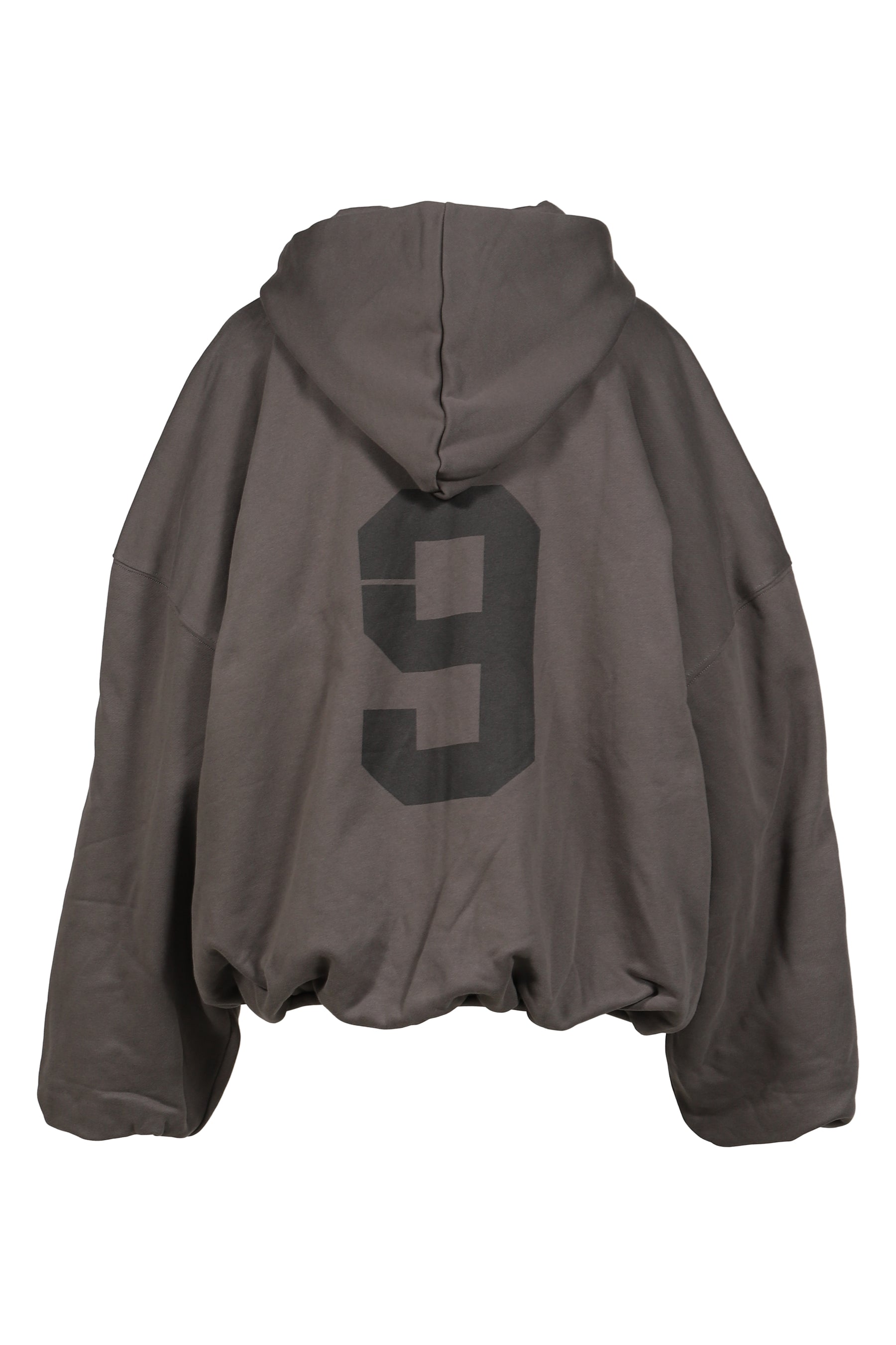 INFLATED MBH DEVIL ZIPPED HOODIE UNISEX / WASHED GRY