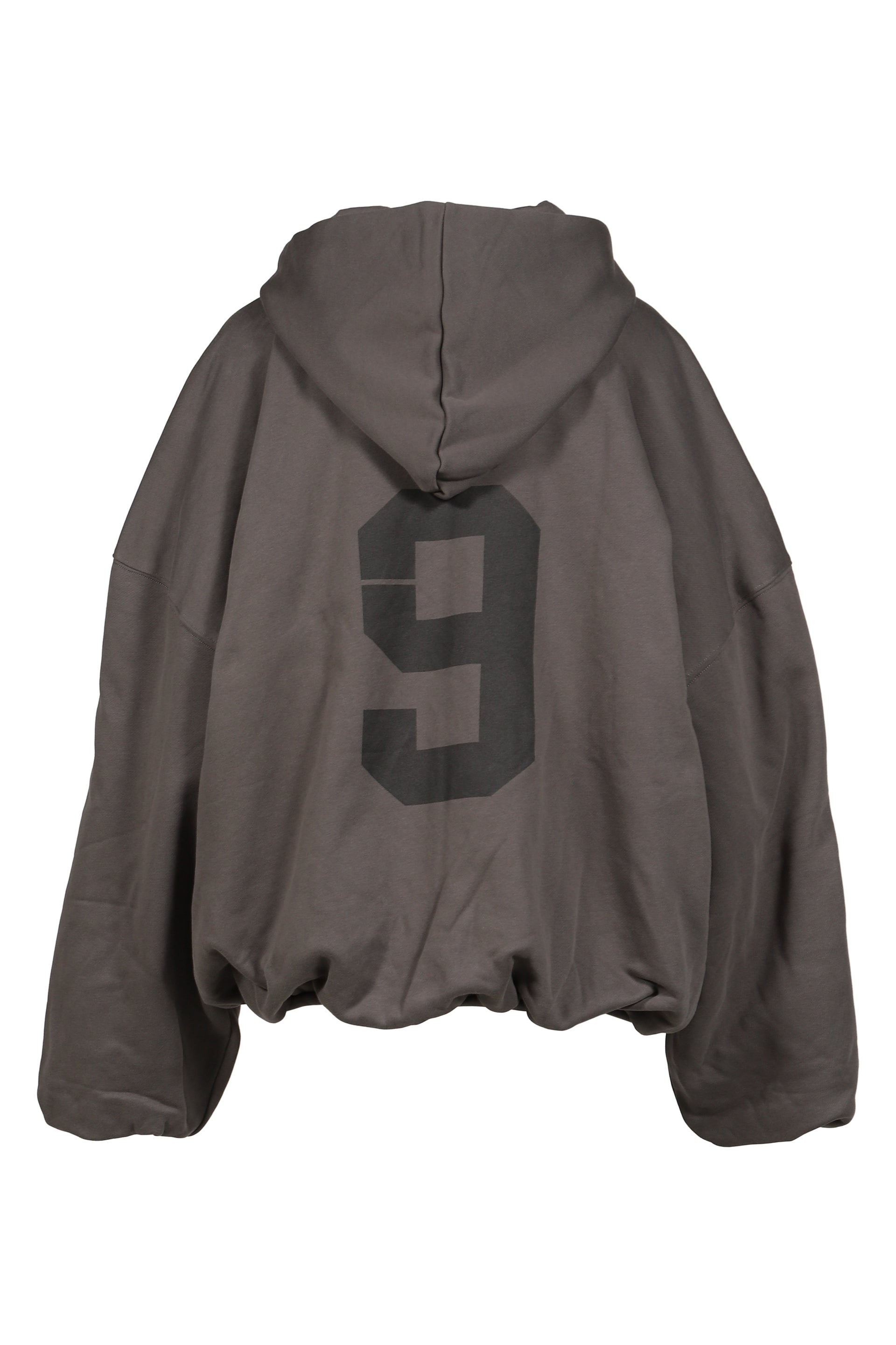 INFLATED MBH DEVIL ZIPPED HOODIE UNISEX / WASHED GRY