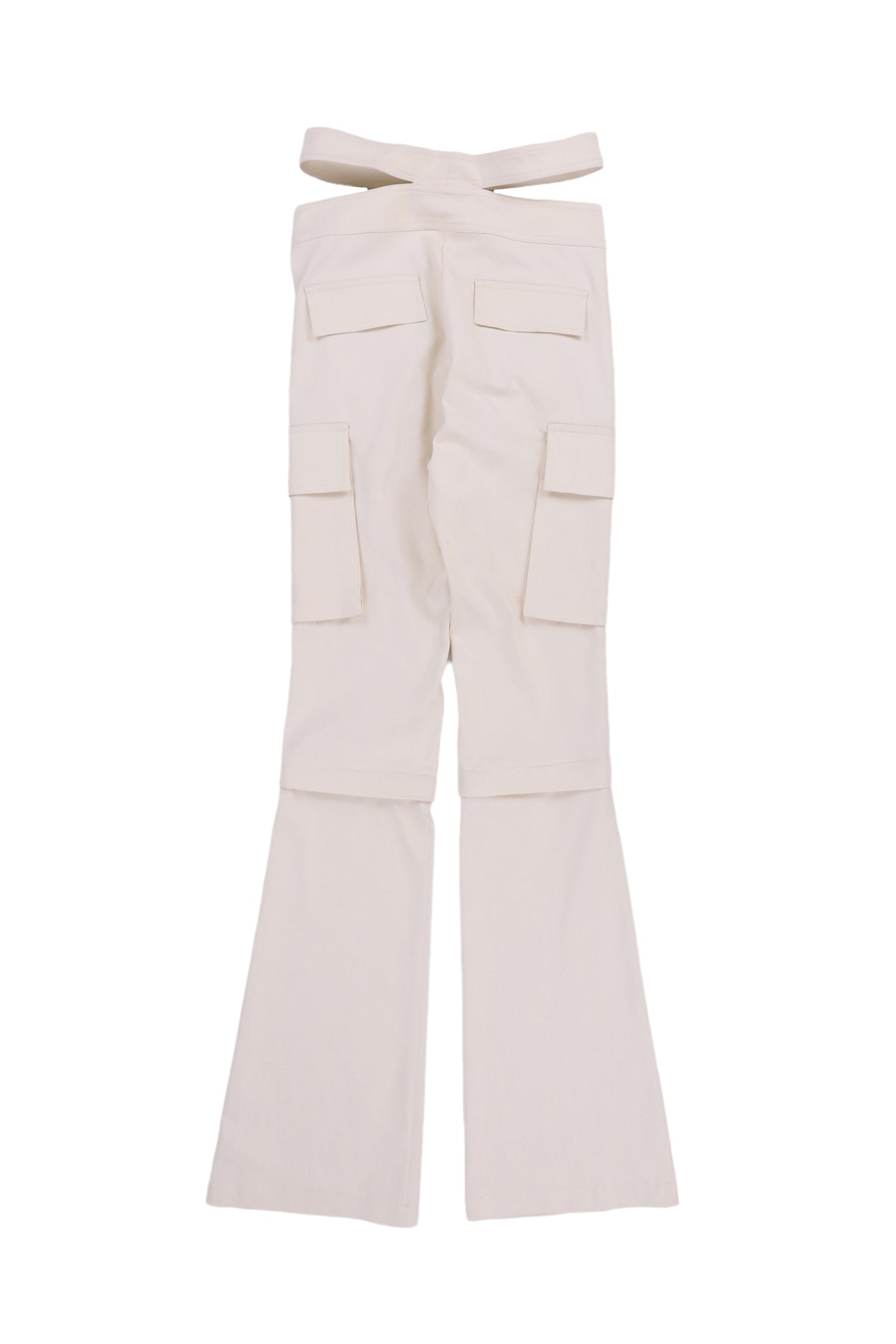FLARE PANTS WITH STRAPS / IVR
