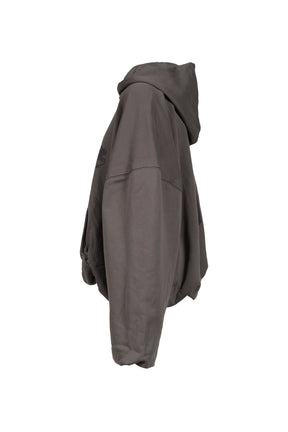 INFLATED MBH DEVIL ZIPPED HOODIE UNISEX / WASHED GRY