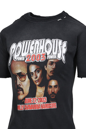 POWERHOUSE T-SHIRT DRESS / BLK