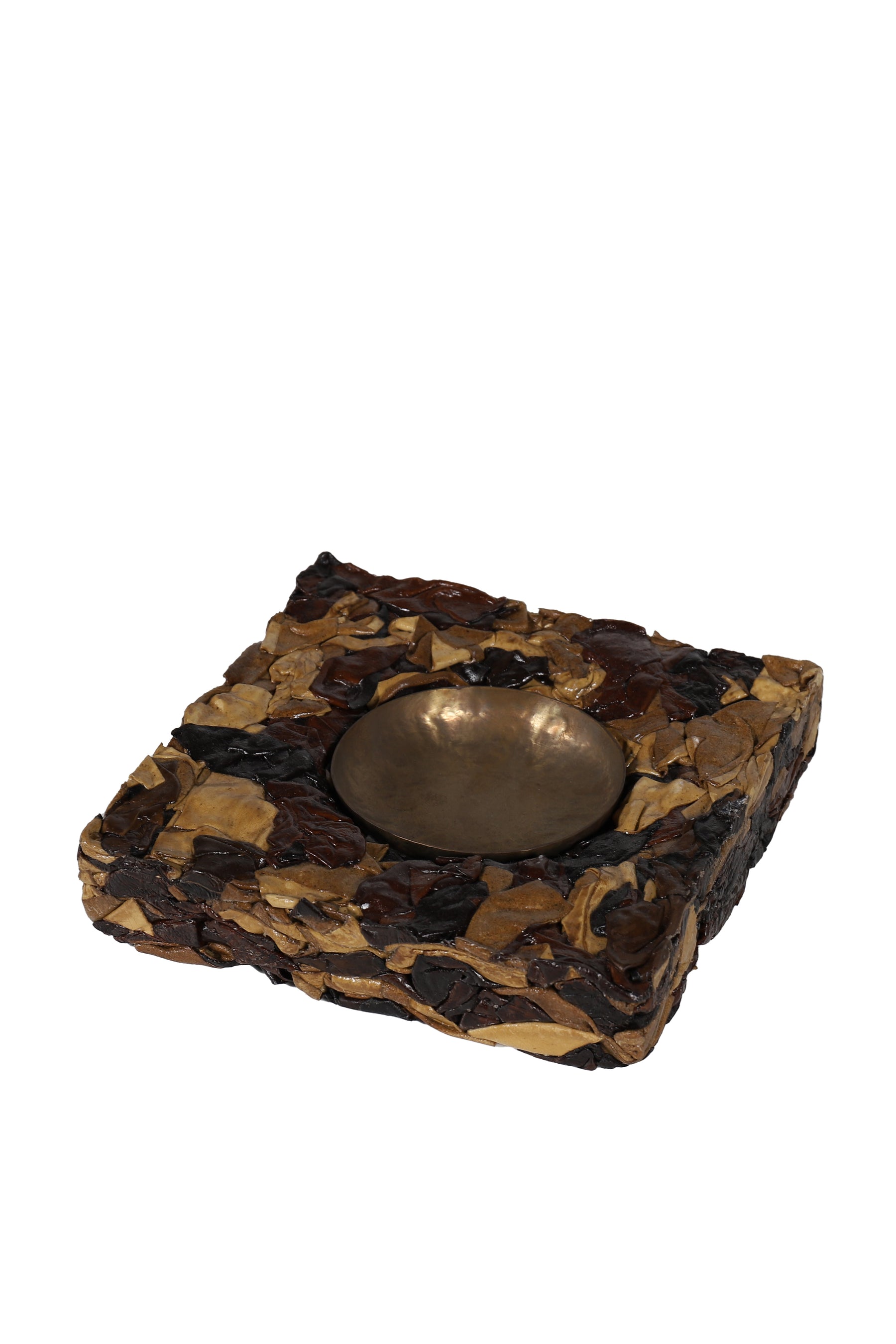 REVIVE LEATHER ASH TRAY / MULTI