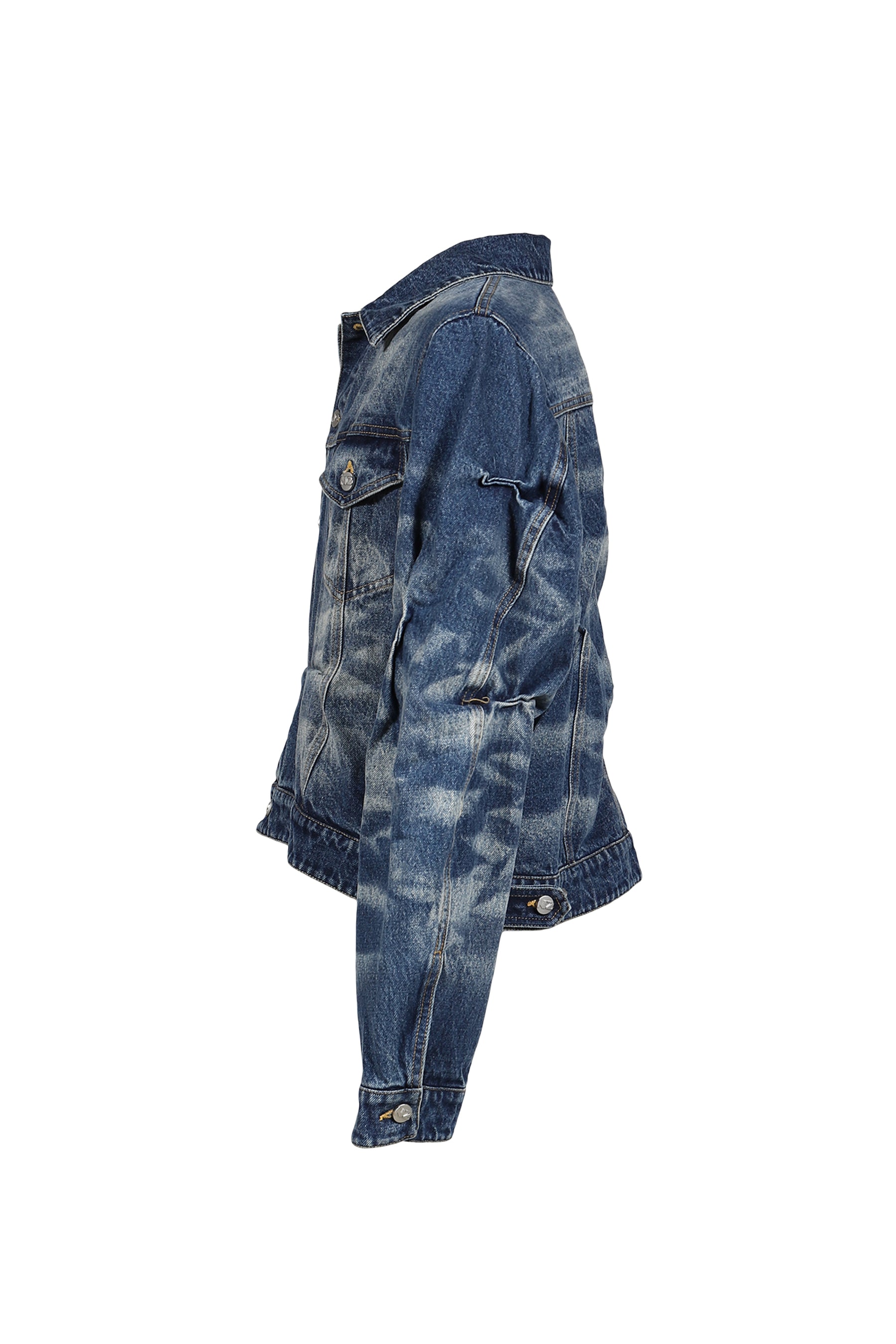 TREATED JEAN JACKET / DENIM DARK WASH