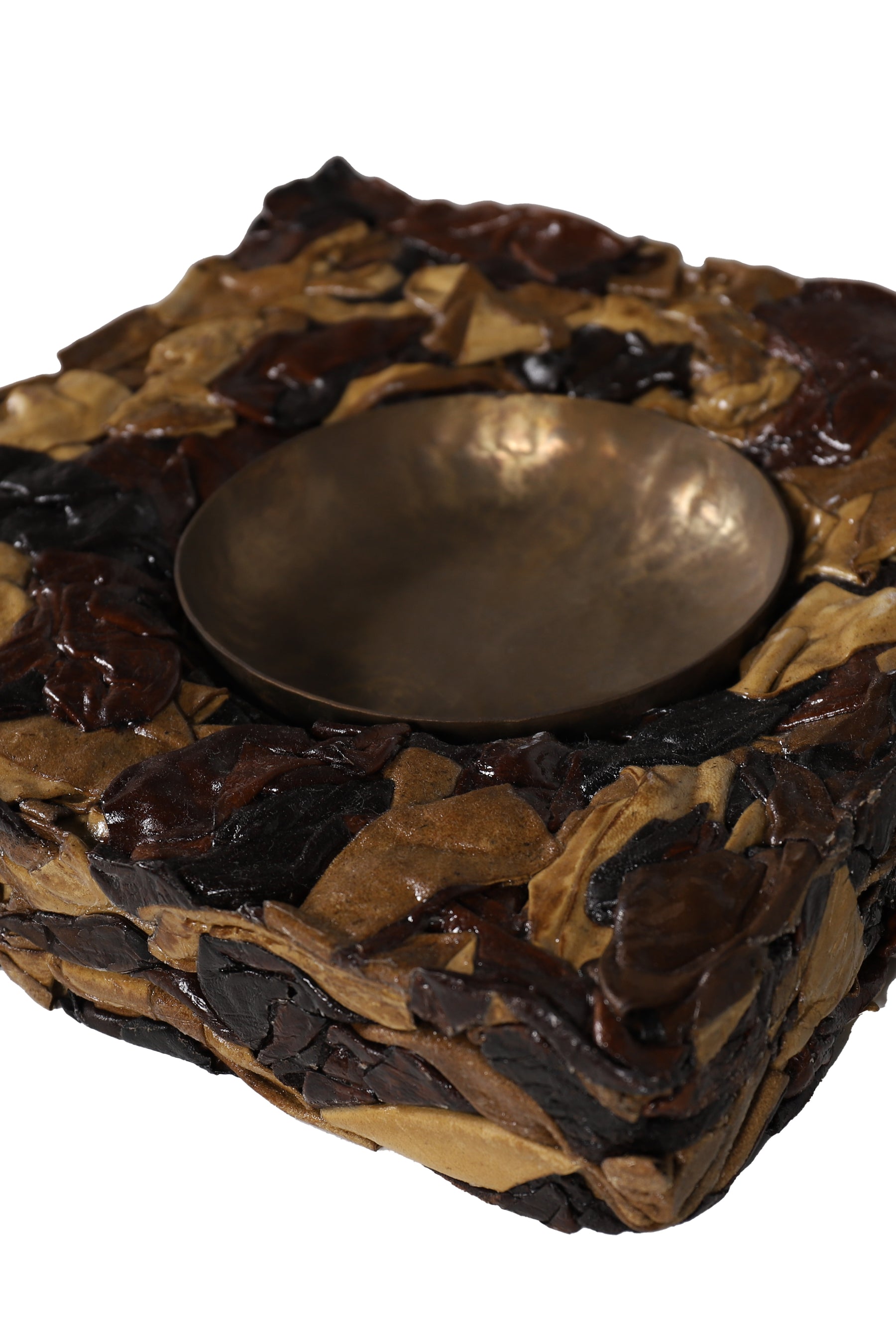 REVIVE LEATHER ASH TRAY / MULTI