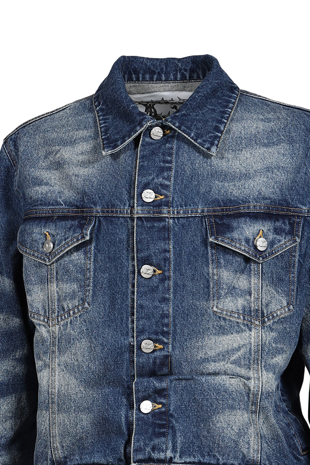 TREATED JEAN JACKET / DENIM DARK WASH