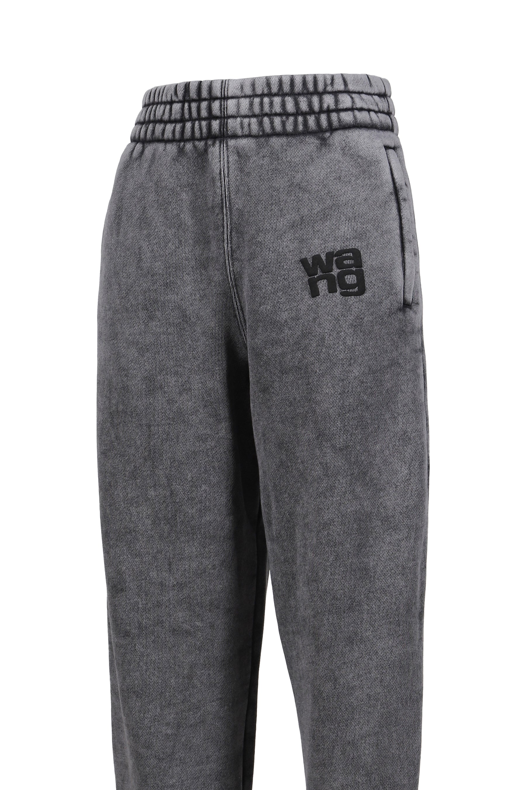 ESSENTIAL TERRY CLASSIC SWEATPANT PUFF PAINT LOGO / WASHED GRANITE 