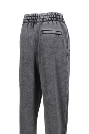 ESSENTIAL TERRY CLASSIC SWEATPANT PUFF PAINT LOGO / WASHED GRANITE 