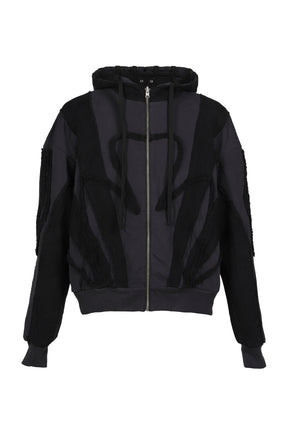 REVERSIBLE ARMOR HOODIE / BLK
