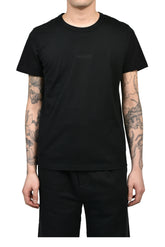 EMBROIDERY FITTED TEE / BLK