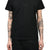 EMBROIDERY FITTED TEE / BLK