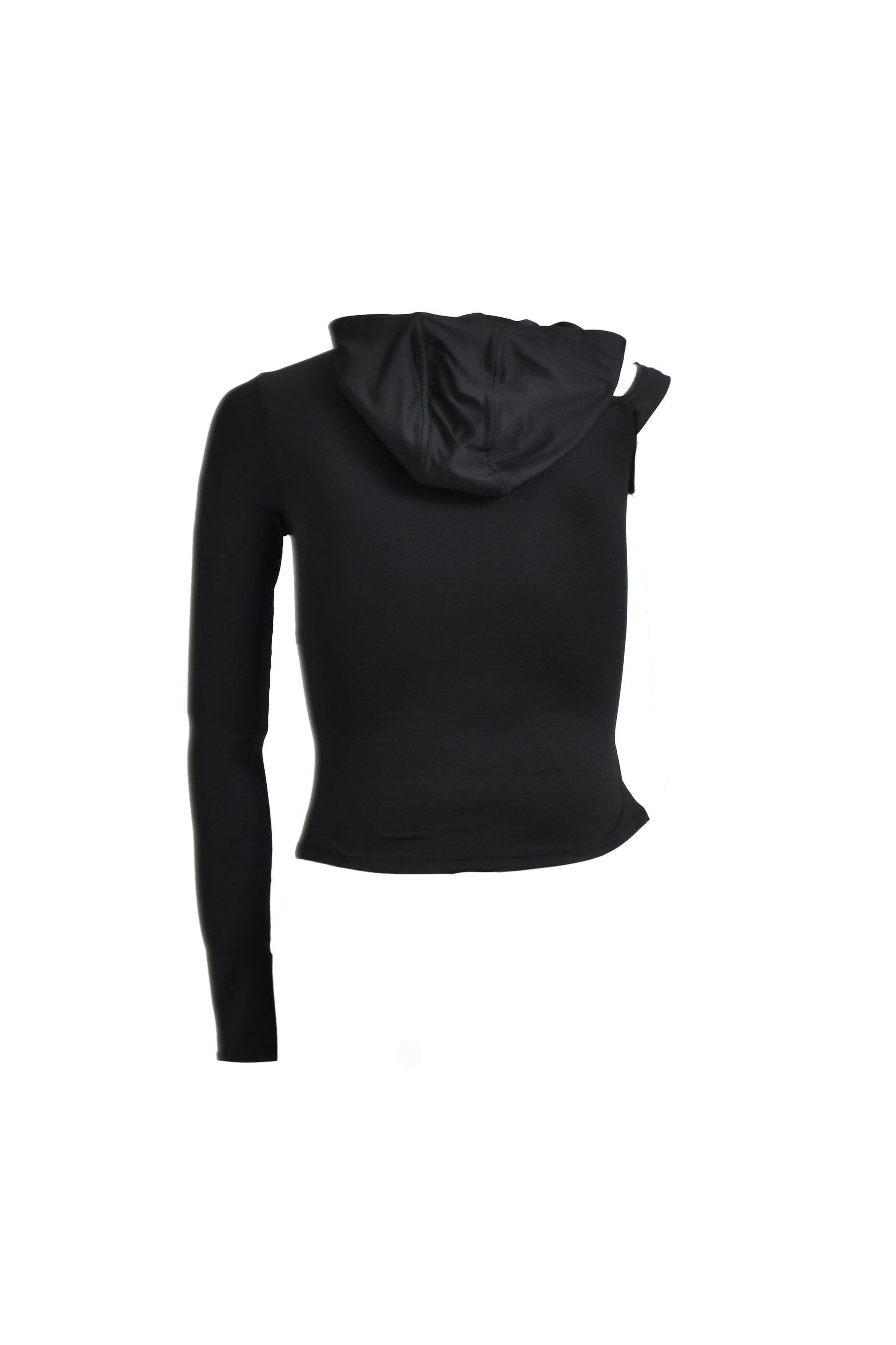 XYRENE HOODED TOP ( DARK // LIGHT) / BLK