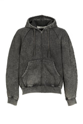 RAGLAN HOODIE / WASHED GRY