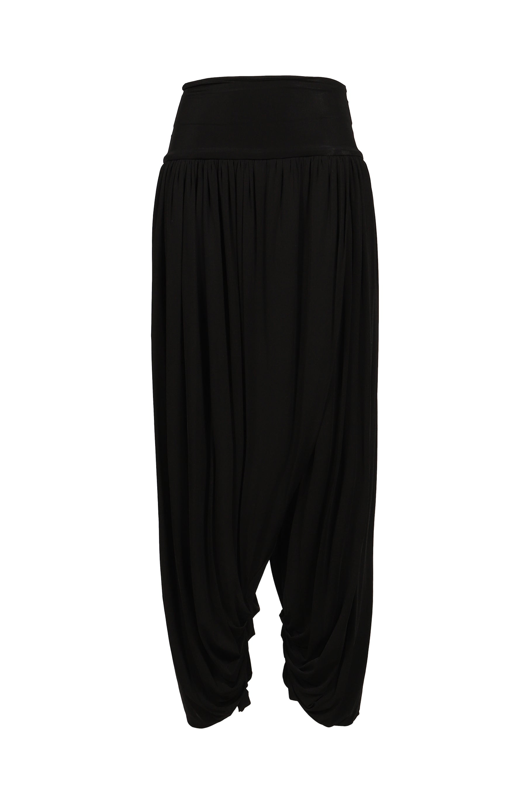 SKIN FLUID TROUSERS / BLK