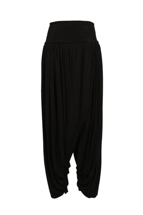 SKIN FLUID TROUSERS / BLK