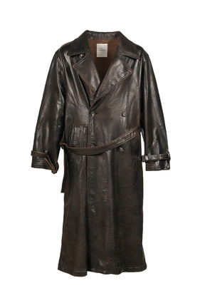 CRACKING COATED ULSTER COAT .14 / BRW