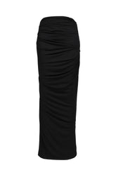 DRAPE SKIRT / BLK