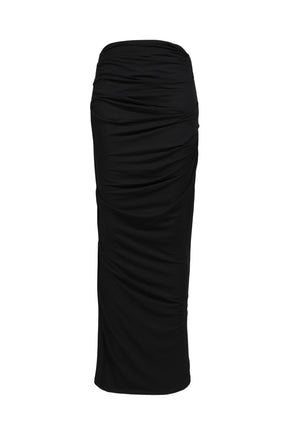 DRAPE SKIRT / BLK