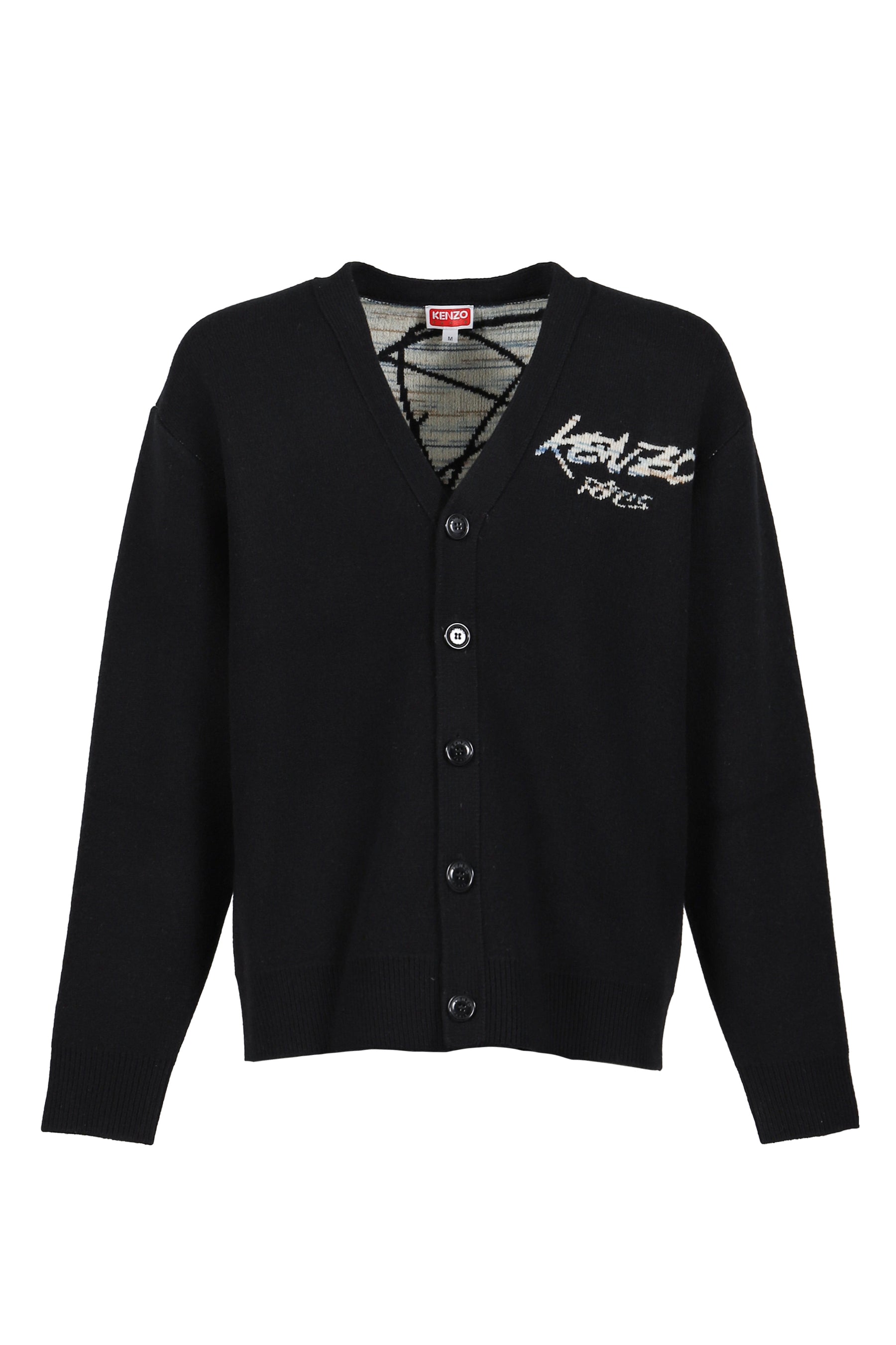 KENZO ケンゾー FW25 RWS KENZO FUTURA CARDIGAN / BLK - NUBIAN ヌビアン