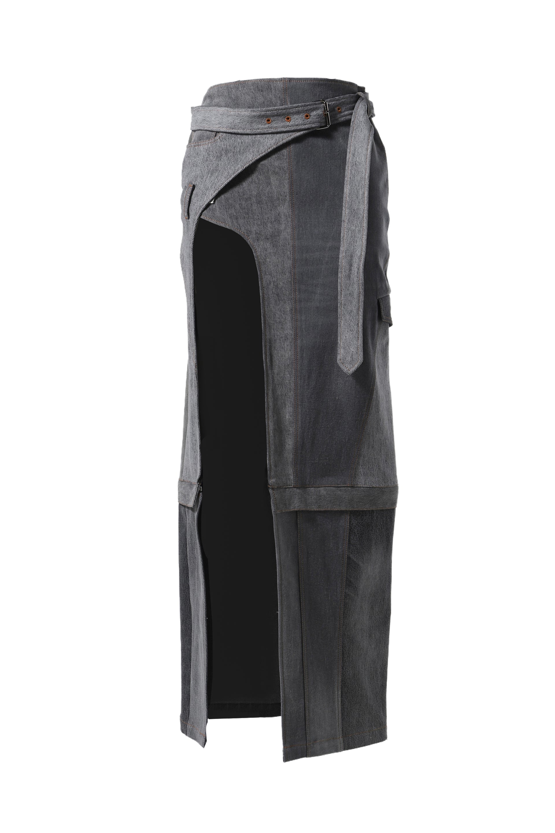 SRVC DENIM METRO SKIRT / GRY