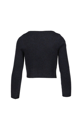 SINGLE-BUTTON CARDIGAN / NVY