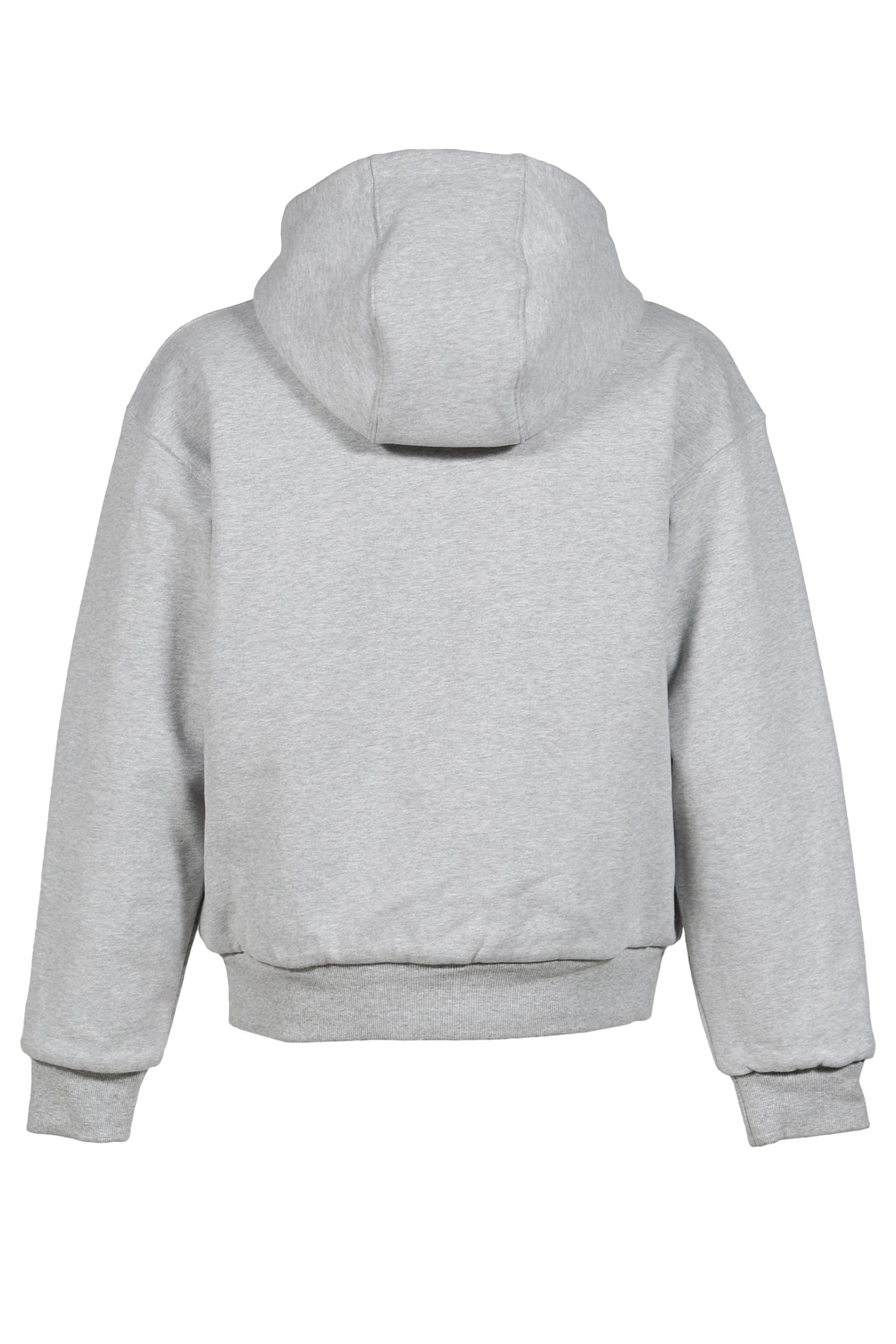 DOUBLE LAYER ZIP UP HOODIE  / GRY