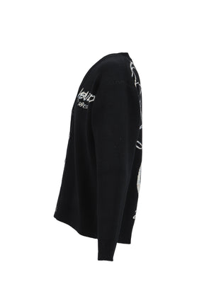 RWS KENZO FUTURA CARDIGAN / BLK