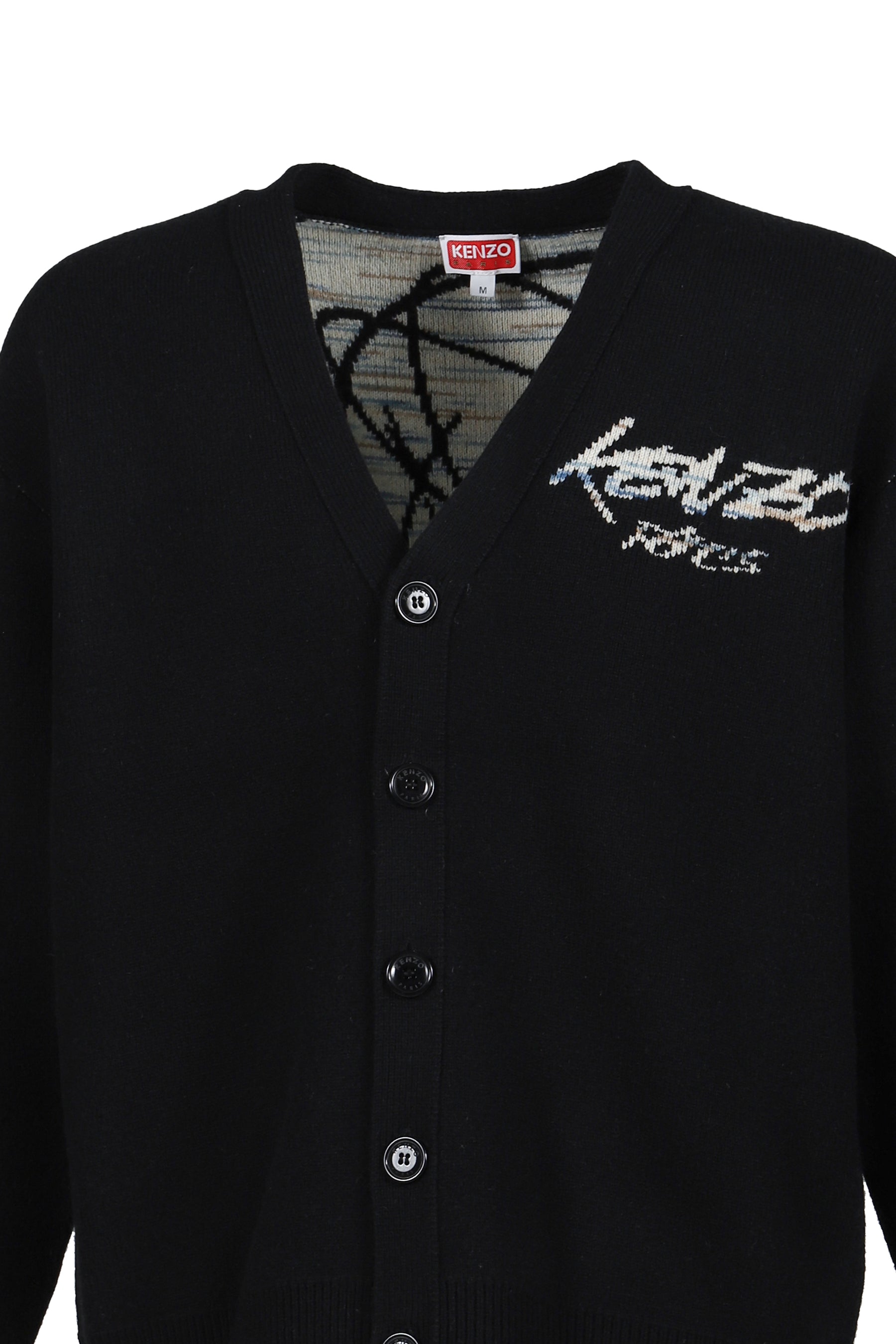 KENZO ケンゾー FW25 RWS KENZO FUTURA CARDIGAN / BLK - NUBIAN ヌビアン