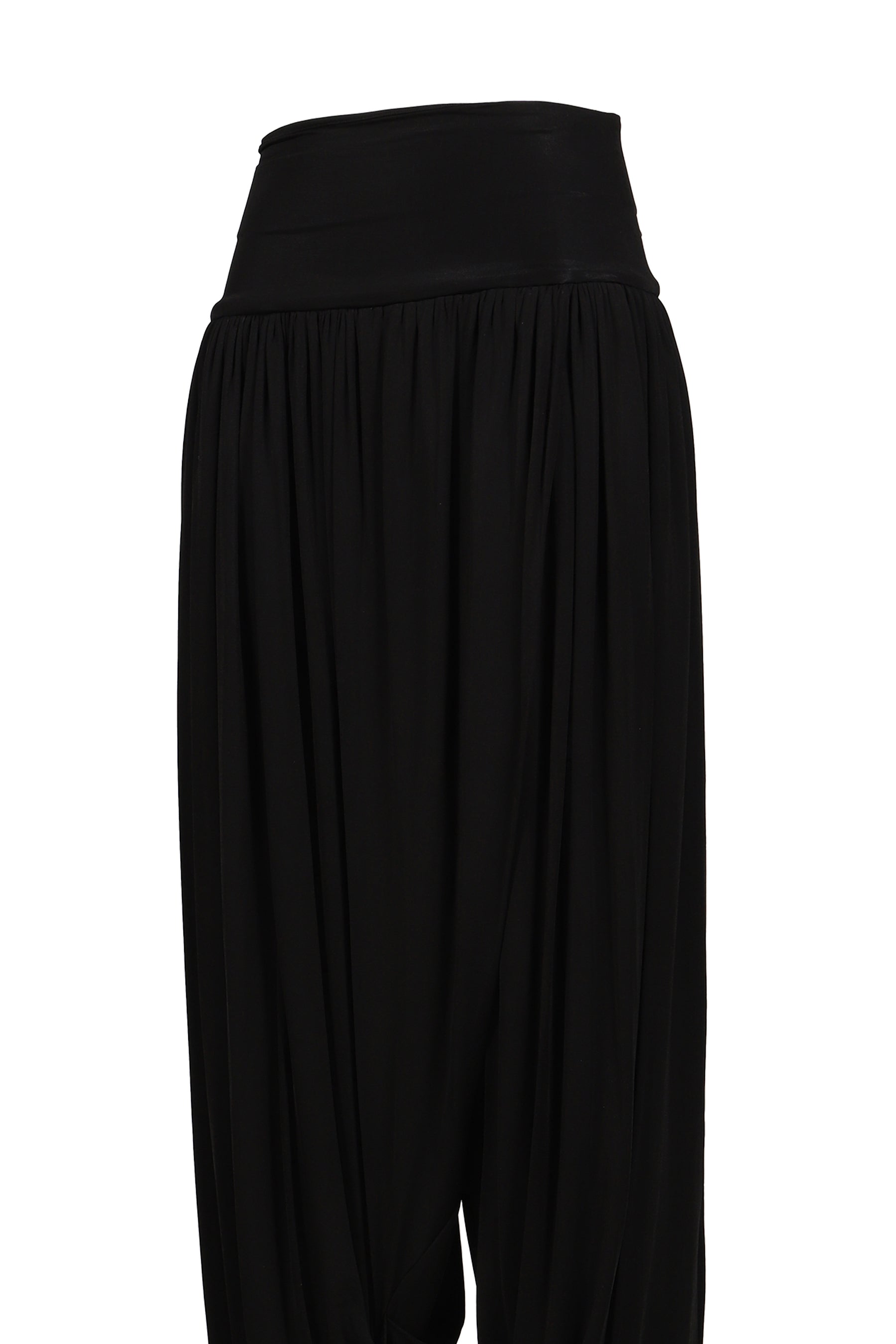 SKIN FLUID TROUSERS / BLK