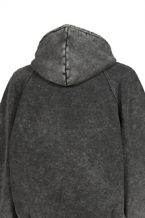 RAGLAN HOODIE / WASHED GRY