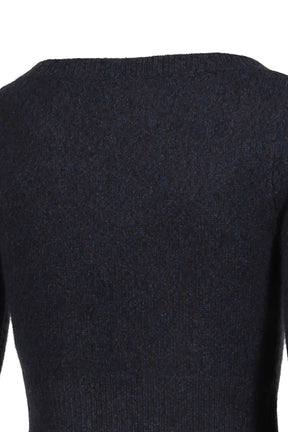 SINGLE-BUTTON CARDIGAN / NVY