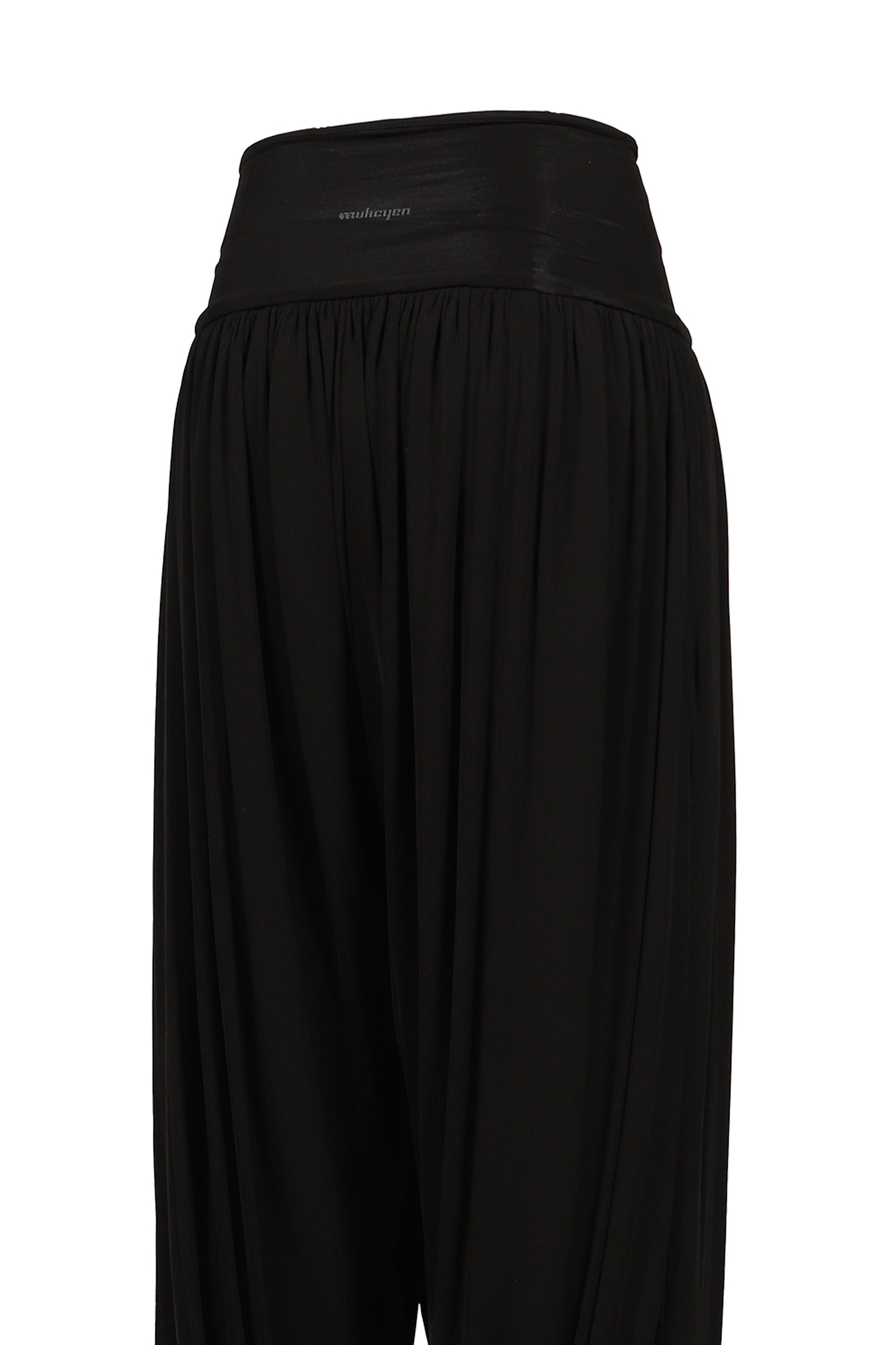 SKIN FLUID TROUSERS / BLK
