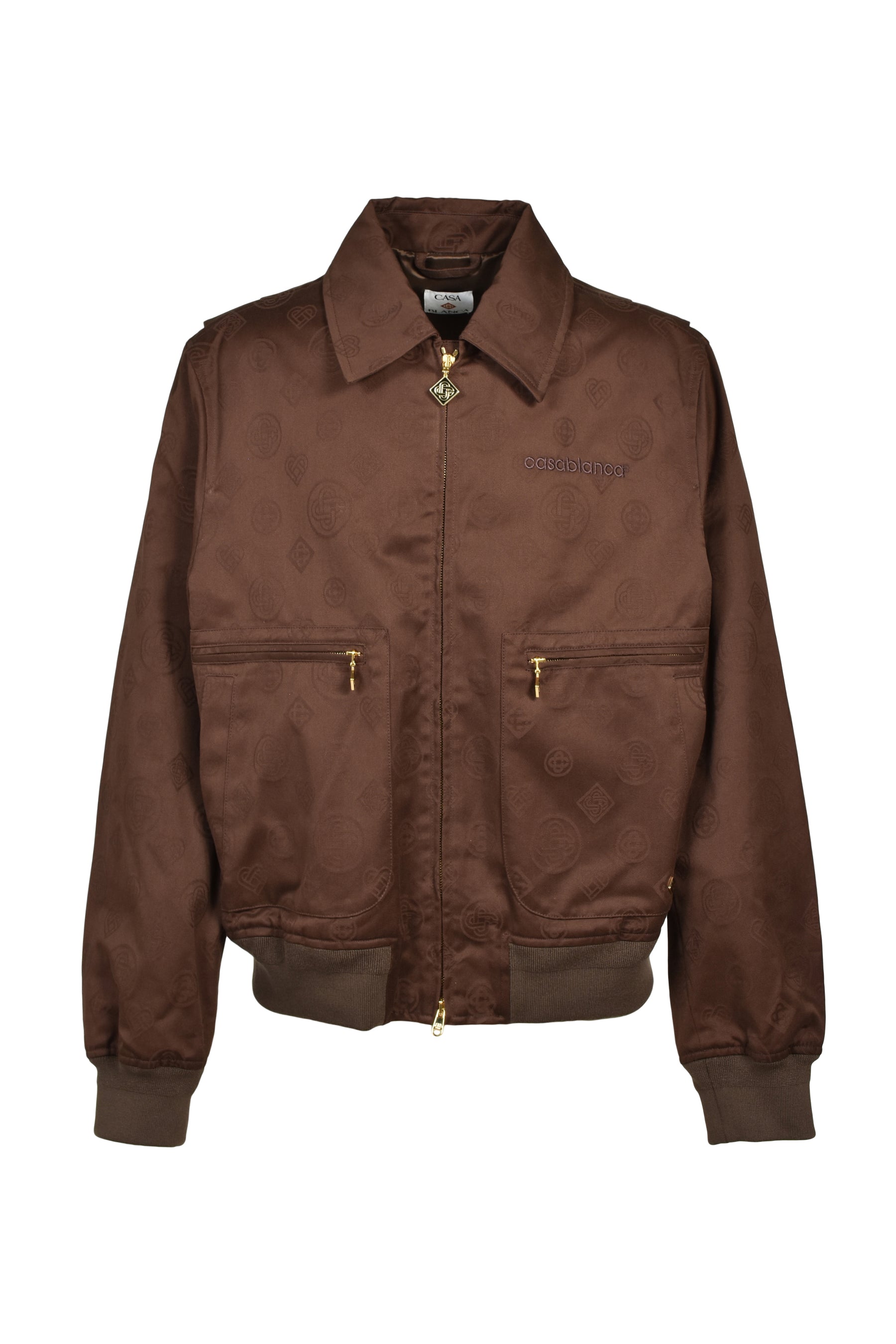 MONOGRAM COTTON BLOUSON / BRW