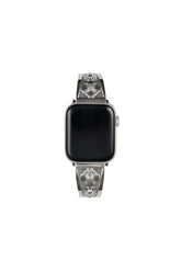 METAL WATCH BELT / SIL