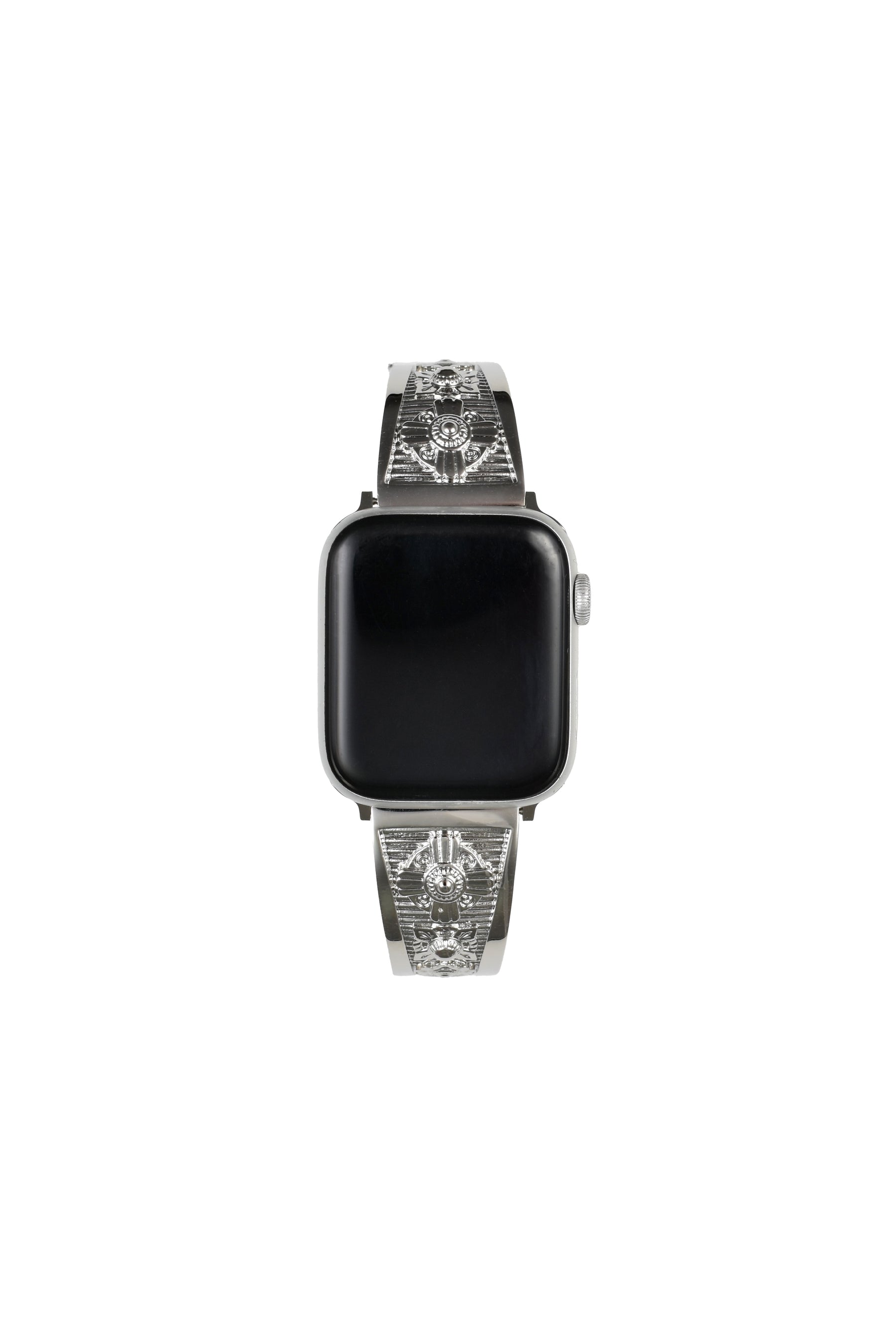 METAL WATCH BELT / SIL