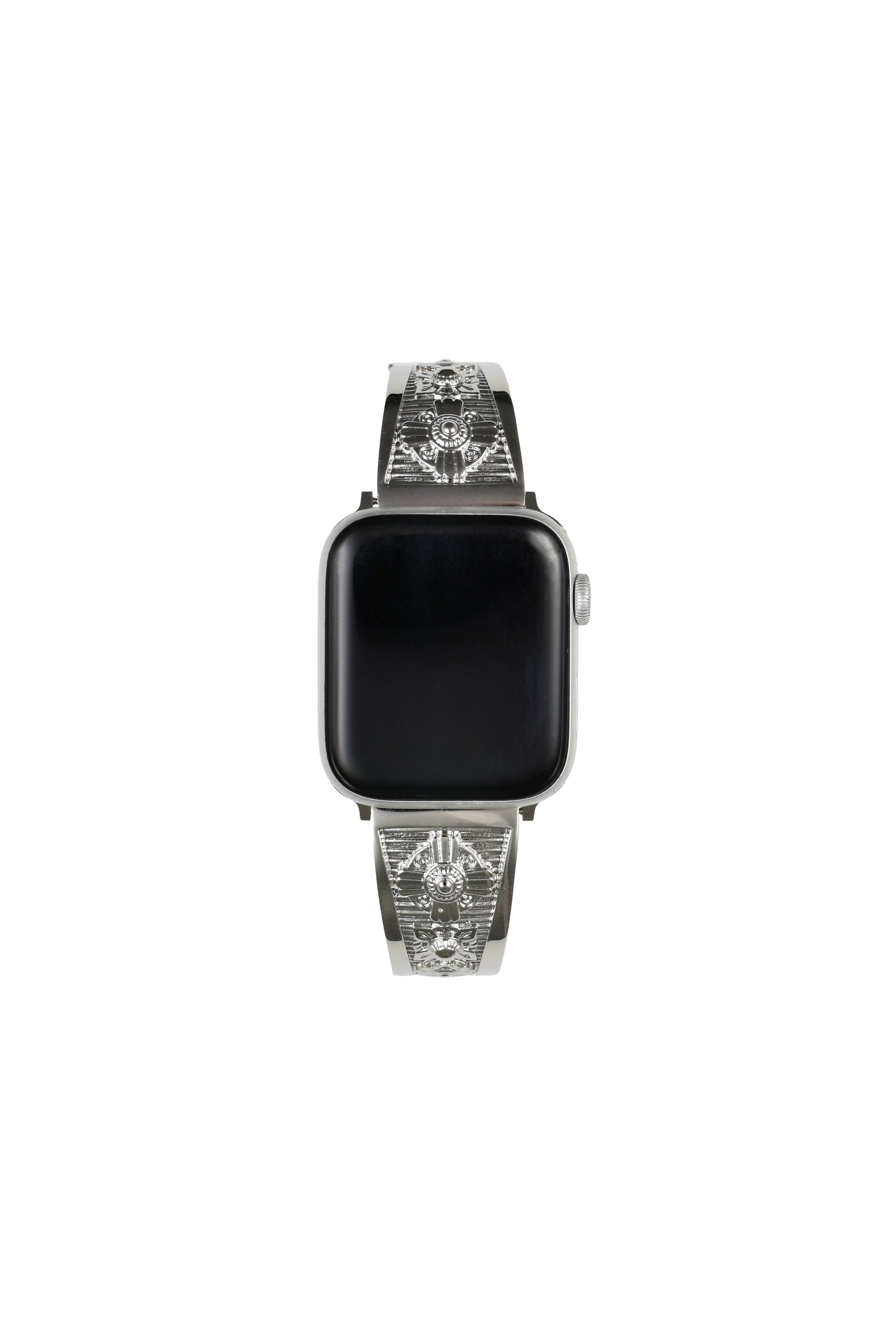 METAL WATCH BELT / SIL